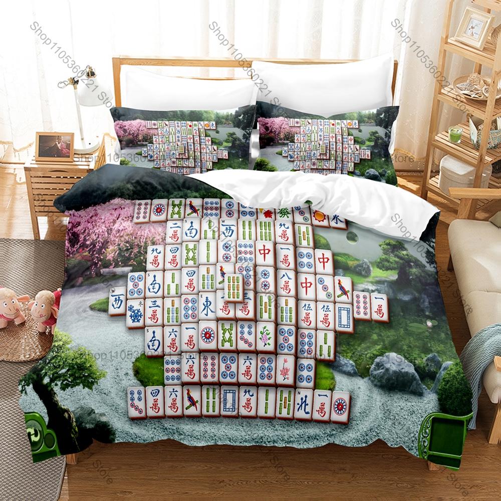 Cool Dark Gothic Werewolf & Mary Character Pattern 3 In 1 Bedding Set Quilt Cover With Two Pillowcases Unique Home Gift Indie Ga