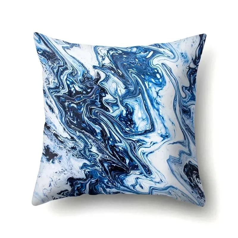 Nordic Fashion Abstract Marble Stripe Print Pillowcase Home Decoration Living Room Sofa Cushion Cover Bedroom Room Decoration