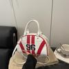 American Sports Hot Girl Style Women's Bag Internet Celebrity Trend Bowling Handbag Fashion Casual Shoulder Messenger Bag