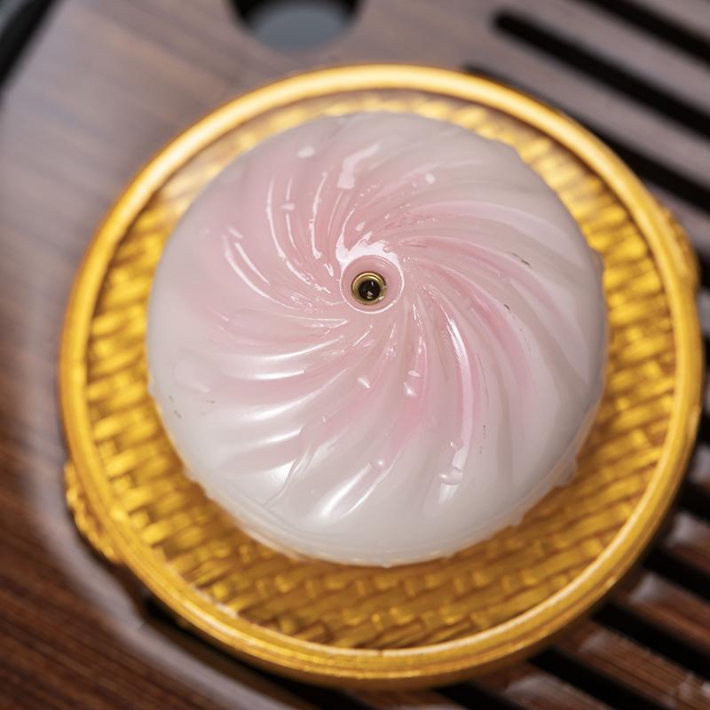 Color-changing Small Steamed Buns Tea Pet Ornaments Creative Tea Tray Decorative Household Resin Handicrafts Teaware Accessories