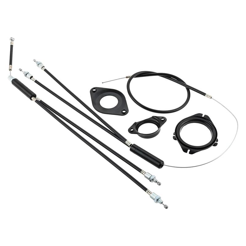 Bike Gyro Brake Cables Front + Rear (Upper + Lower) With Spinner Rotor Kit, For Gyro Systems And 20Inch Bikes