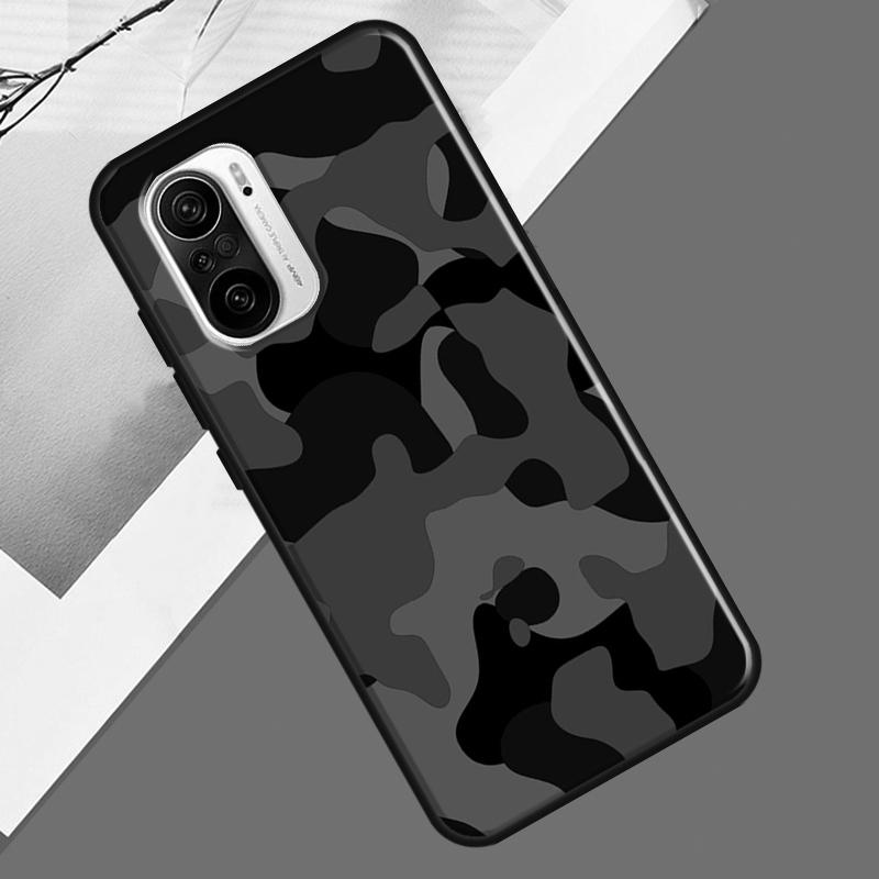 Night Dark Camo Military Camouflage Case For Xiaomi 15 13 14 Ultra 13T 14T 15T Pro 17 Pro Max POCO F7 F5 F6 X5 X6 X7 Pro Cover
