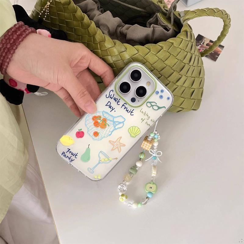 Graffiti Tomato Fruit Xiaomi 15Ultra Mobile Phone Case 14/13 New CIVI5pro Lanyard 12/11 Niche