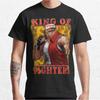 Legendary Hungry Wolf Terry Bogard KOF King of Fighters 80s Video Game Retro Fighting Videogames Tshirt Large Size Adult Tops