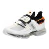 Anta Comfortable Cushioning Abrasion Resistant Breathable Low Top Running Shoes Men's White Black 112025530-2