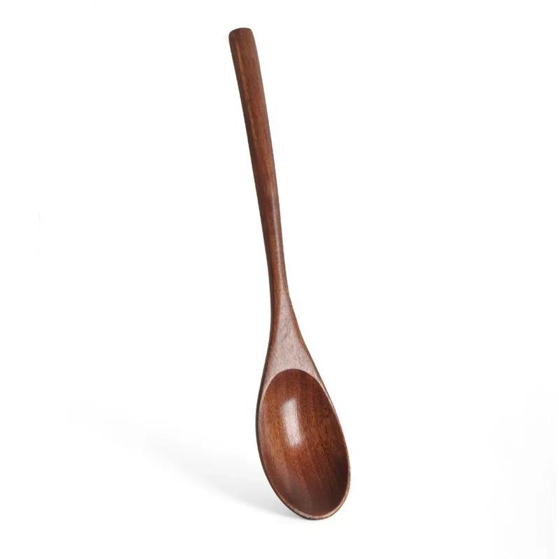Set di Posate in Legno Giapponese (Cucchiaio, Forchetta, Bacchette) Posate per Sushi Alta Qualità Ecologico Portatile Set di Stoviglie Utensili da Cucina Regali