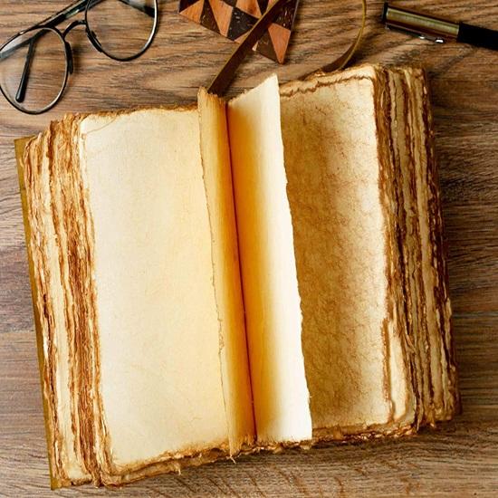 Handmade Leather Journal with 100% Recycled Antique Paper Travel Diary Handcrafted Notebook for Writing Sketching
