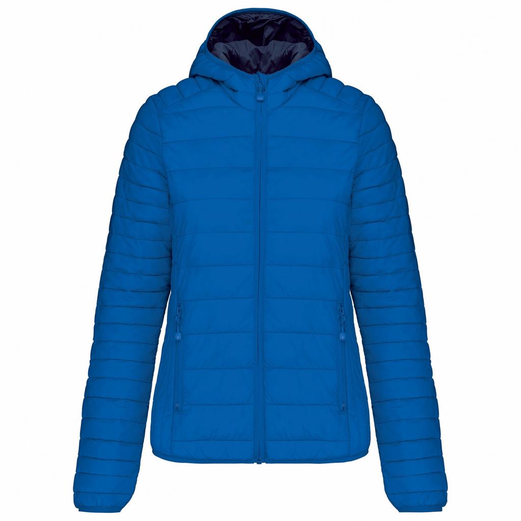 Kariban Womens/Ladies Lightweight Hooded Padded Jacket