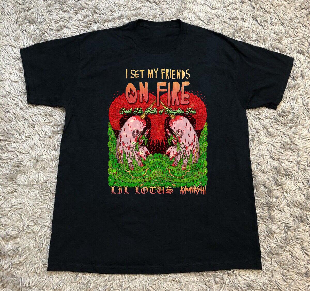 RARE I Set My Friends On Fire Black Unisex S-5XL Shirt HRB658 M