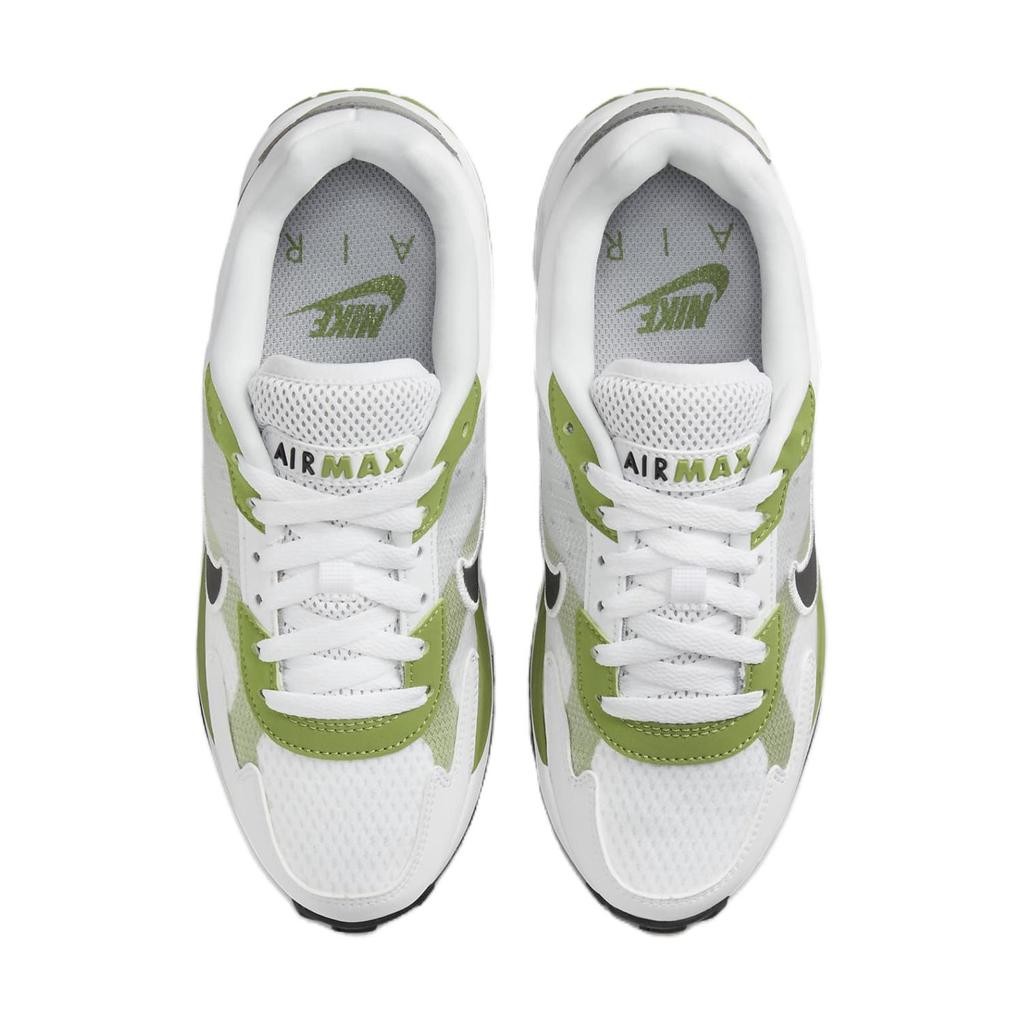 Nike Air Max Solo Abrasion Resistant Low top Kids' Running Shoes White Green Kids' Sneakers FV6367-100