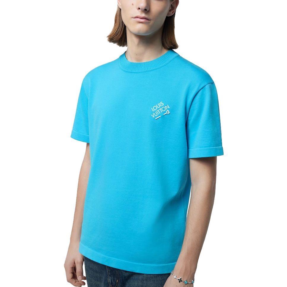 Louis Vuitton SS24 T Shirt Men's Blue 1ABIXT