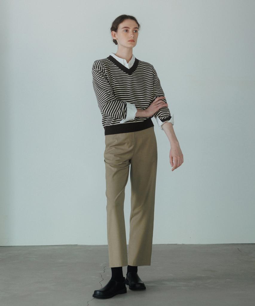 Yulago Harry Stripe Wool Knit