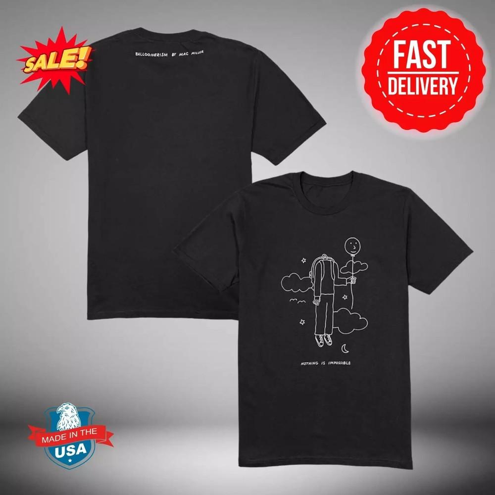 Mac Miller Nothing Is Impossible Tee Two Sides T-Shirt Unisex T-Shirt S