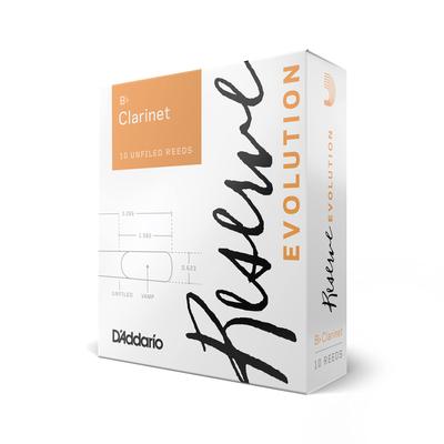 Rico WoodWinds plátek pro Bb klarinet RESERVE EVOLUTION DCE10355 10 kusů D'Addario D'Addario [Tvrdost 3,5+] []