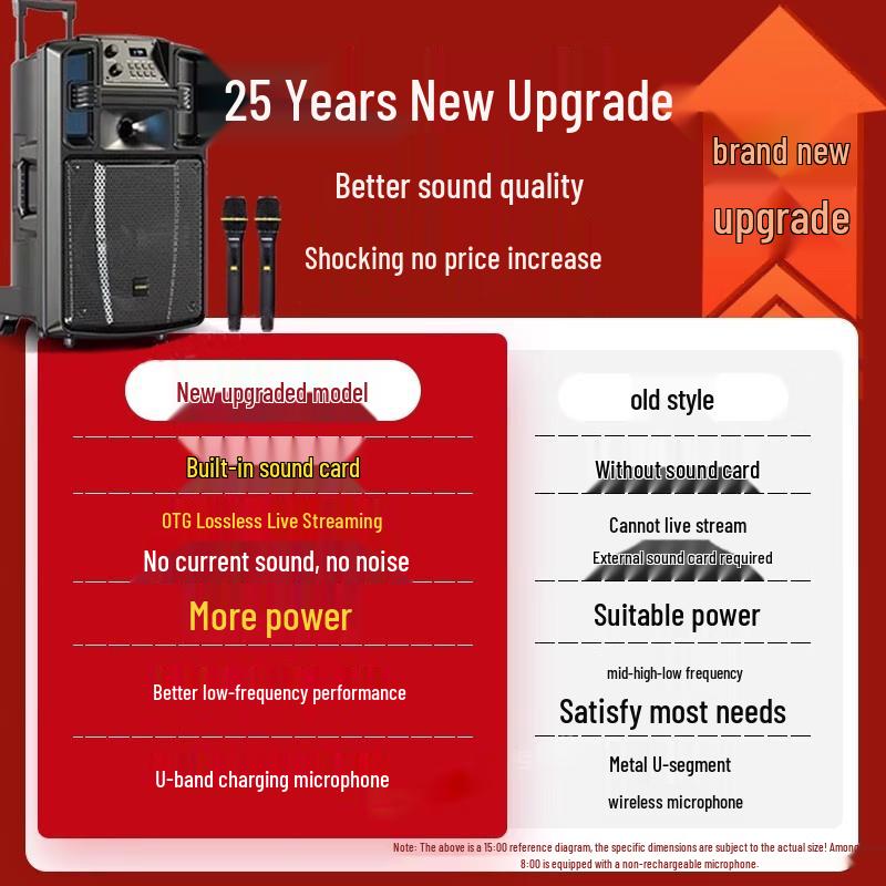 Malata M+9051E Portable Karaoke Trolley Speaker