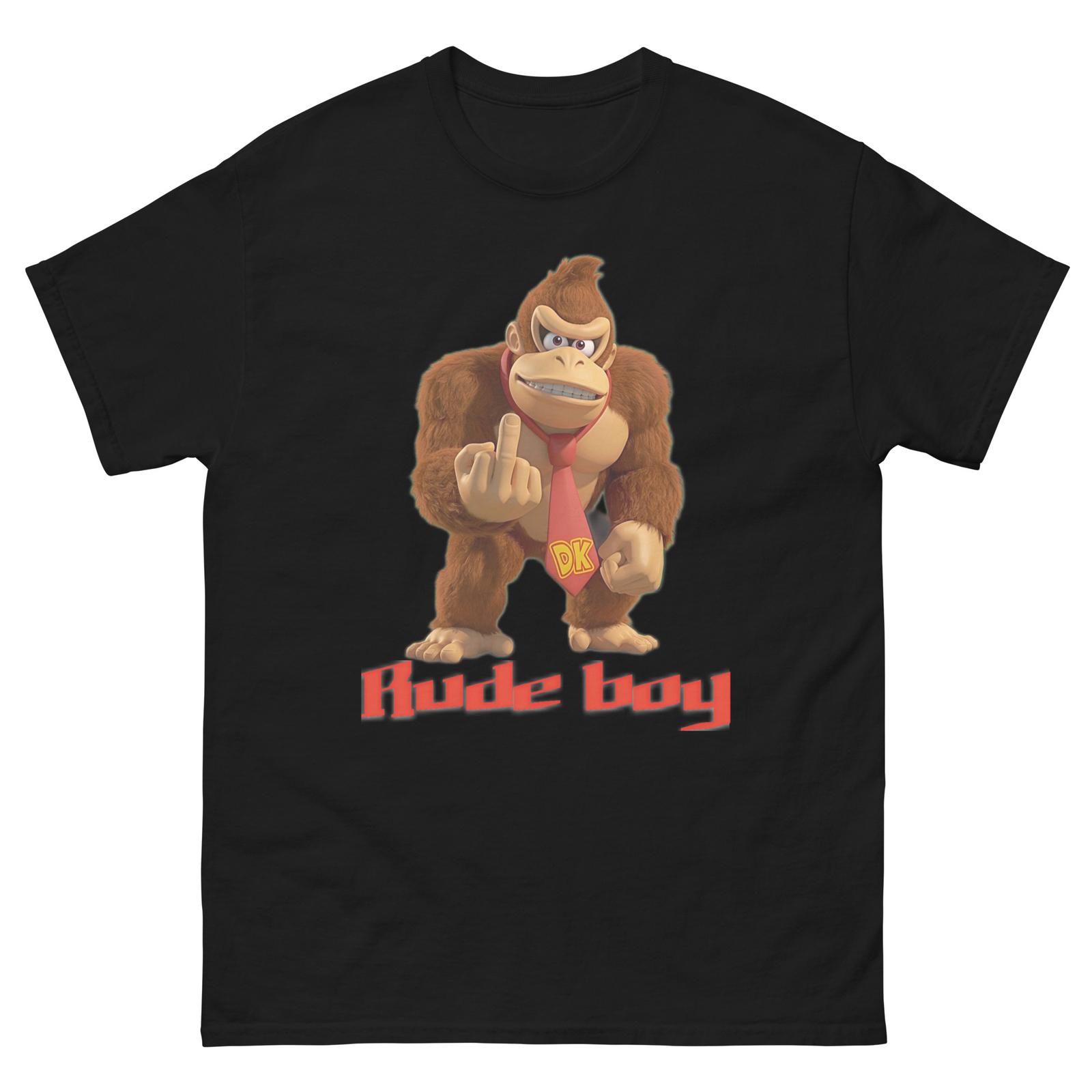 Custom Donkey Kong Custom T-Shirt Mens Womens Tees Top - Iconic Gamer Shirt - Donkey Kong Tee 2XL