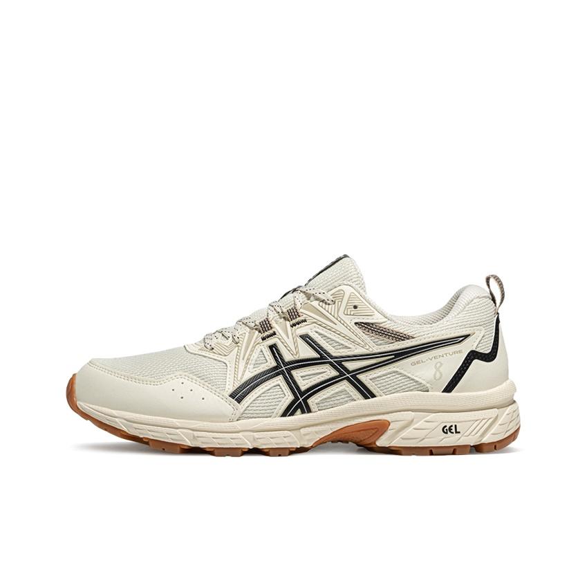 Asics Gel-Venture 8 Comfortable Versatile Low-Top Running Shoes Men sneaker Off-White 1011B831-201