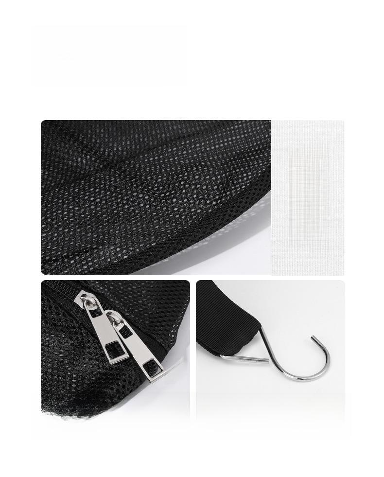 Dreilagiges, faltbares Aufbewahrungsnetz aus Nylon: Hängendes Trockennetz für Kleidung, Obst und Gemüse beim Camping im Freien.