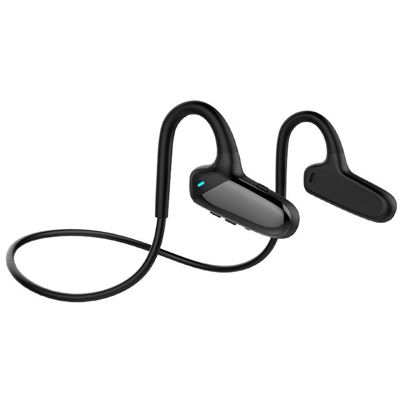 Bone Conduction Wireless Bluetooth Earbuds: Dual Ear, Ear Hook Design, Semi-In-Ear Sports Headphones for Running