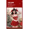 Domila Christmas Dress Female Velvet Dress Pure Lust Sexy Female Live Streaming Host Performance Costume Halloween Stage Costume