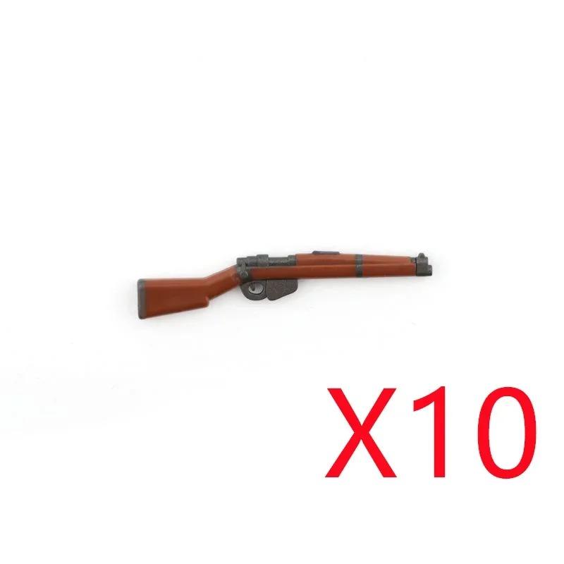 5 CM WWII Military Building Blocks American German Soviet Soldier Figures Weapons Accessories Guns Pistol Sniper Belt Mini Bricks MOC
