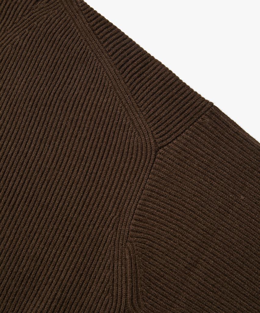 SUARE V-Neck Two-Way Zip-Up Knit - 4 Colors