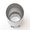 1piece of 304 Stainless Steel 2inch2.5inch3inch Muffler Tailpipe or Car Modified Exhaust Pipe, Single Sandblasted Beveled Edge