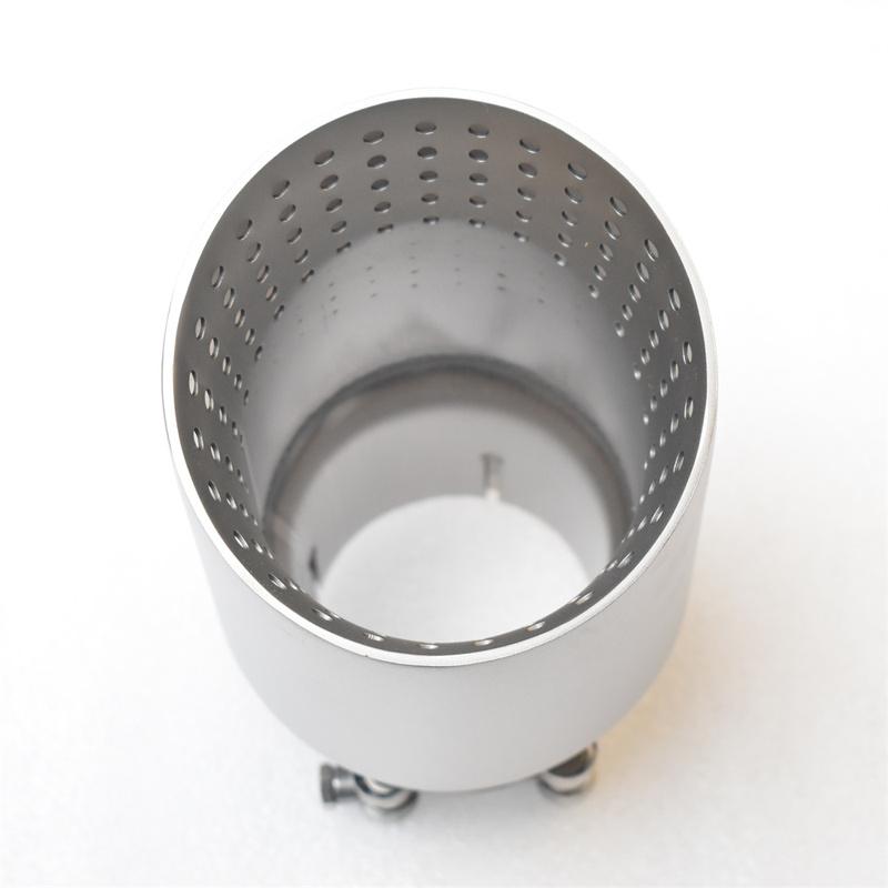 1piece of 304 Stainless Steel 2inch2.5inch3inch Muffler Tailpipe or Car Modified Exhaust Pipe, Single Sandblasted Beveled Edge