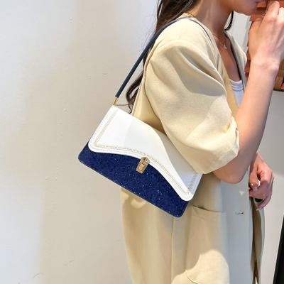 Women's New Women's Bags Are Light Luxury and Versatile, Contrasting Colors, High-end Temperament and Appearance, Portable Shoulder Armpit Bag.