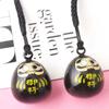 DIY Trinkets Phone Pendant Red Maneki Neko Bells Pendant Japan Daruma Lucky Cat Keychains Keyring