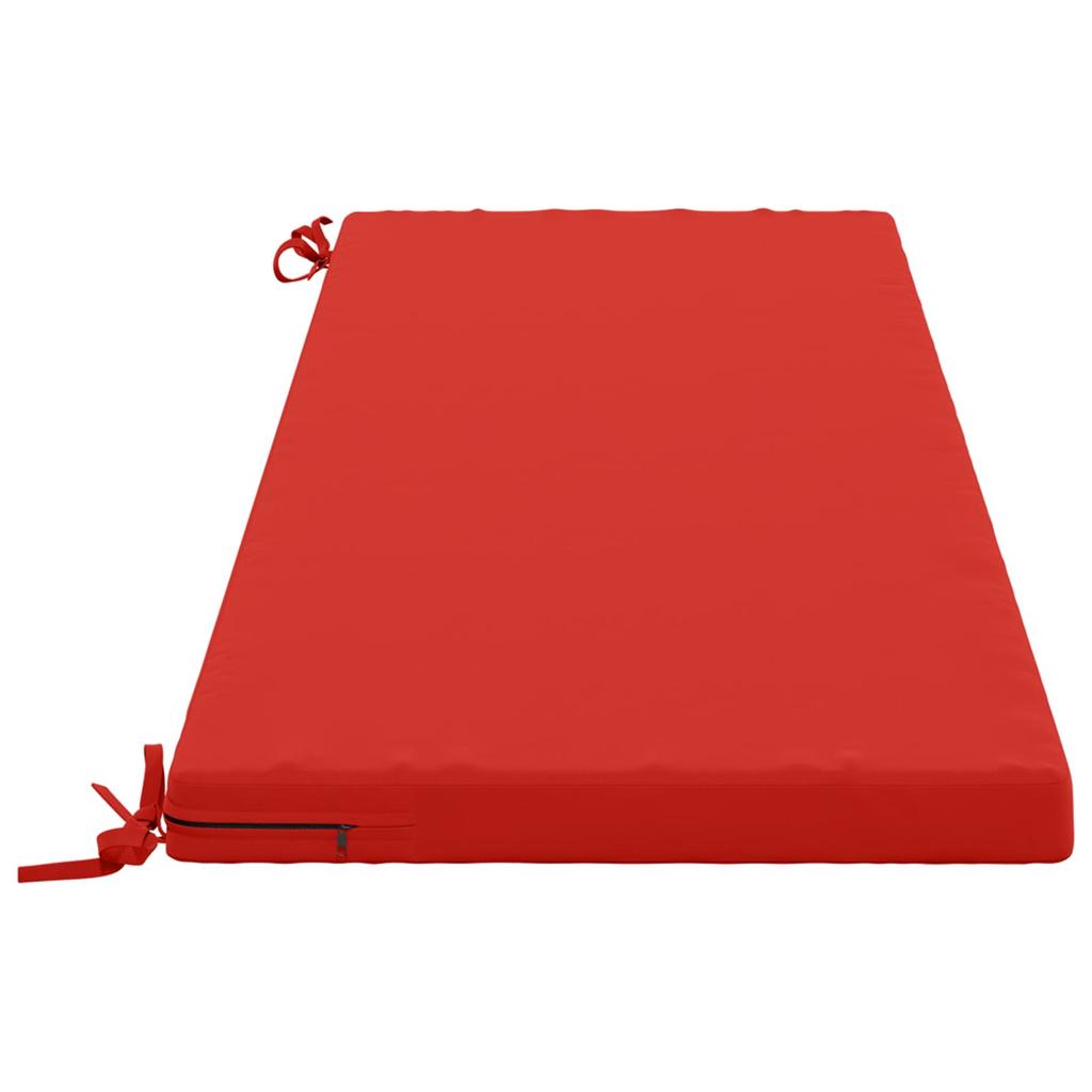 2 Piece Bench Cushions SOEST 2 Pcs. 100percent Polyester Red