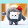 Plush Stinky Tofu Keychain Cartoon Doll Pendant Bag Decoration Toy Cute Gifts