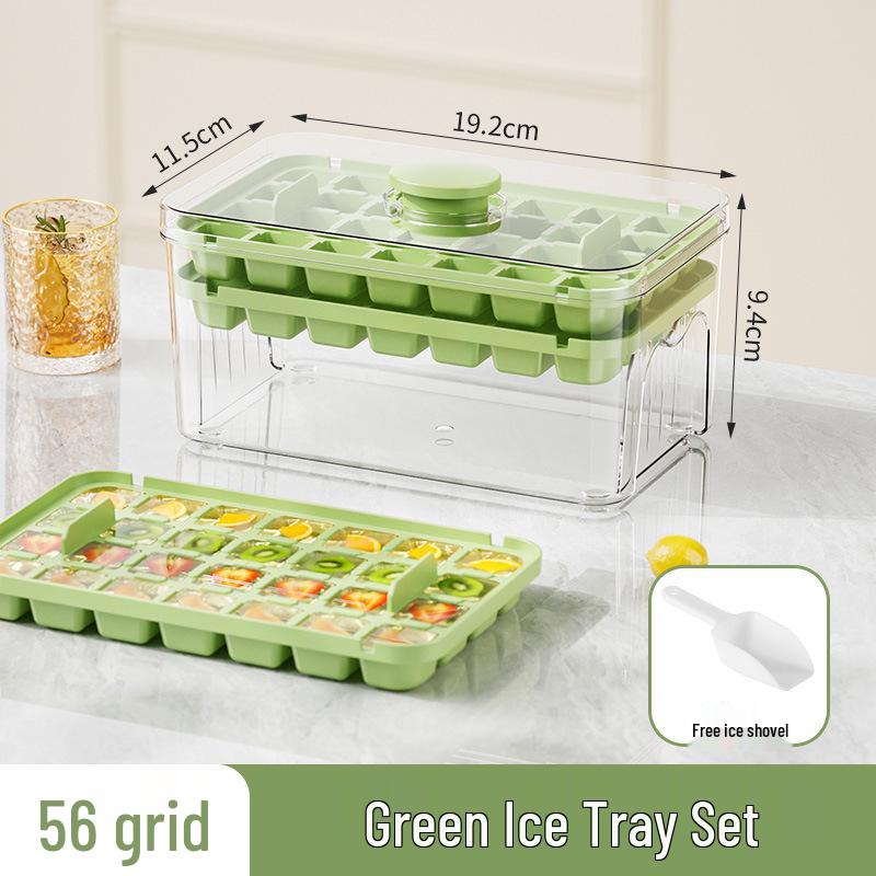 Large Capacity Ice Cube Tray Mold for Home Refrigerator