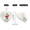 Fun Christmas Ornaments, Exquisite Old People Ornaments, Acrylic Ornaments 2D
