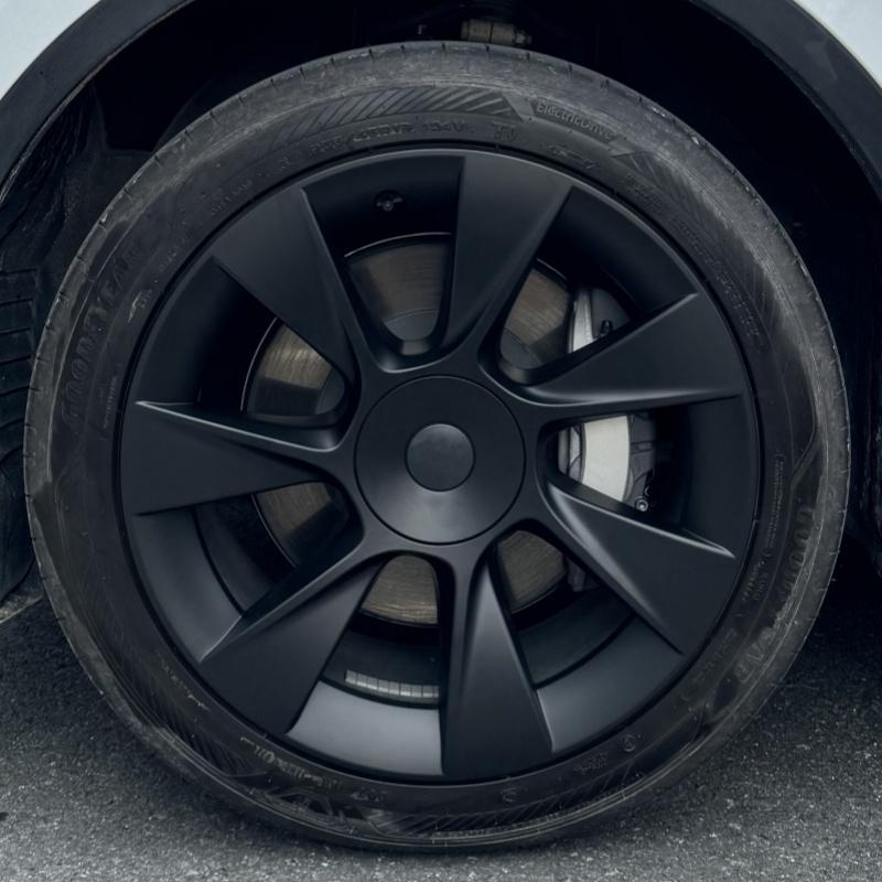 4PCS Wheel Caps for Tesla Model Y 2018-2024 Automobile Replacement 19 Inch Hubcap Performance Hub Cap Full Rim Cover Accessories