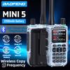 Baofeng Mini 5 Walkie Talkie Upgrade 5R Mini Bluetooth Programming Wireless Copy Frequency Full Band Type-C Long Range Ham Radio