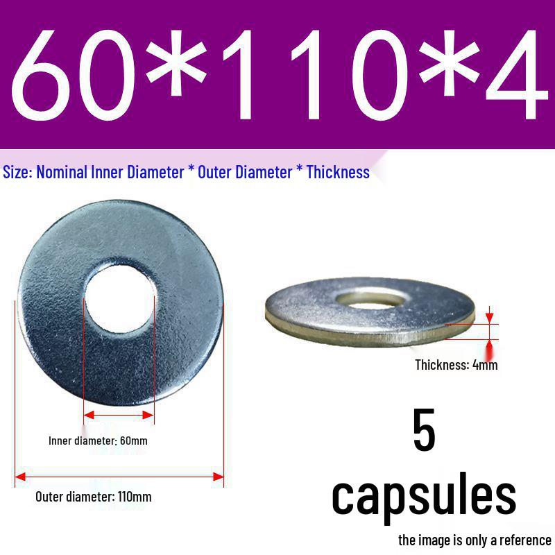Galvanized Oversized Metal Washers M3-M60