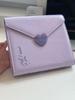 Purple Big A5 Leather Love Letter Card Album Photo Storage 6-Ring Binder for Fan Memorabilia, K-Pop Idol Polaroid Photocards