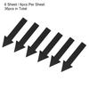 4/6/10Sheet Arrow Sticker Directional Sign PVC Self-Adhesive Label Stickers Removable Floor Decal for Floor Wall Marking 6Colors