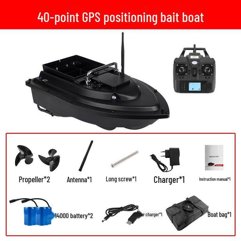 New Large Remote-Control Fishing Bait Boat with GPS and Automatic Return