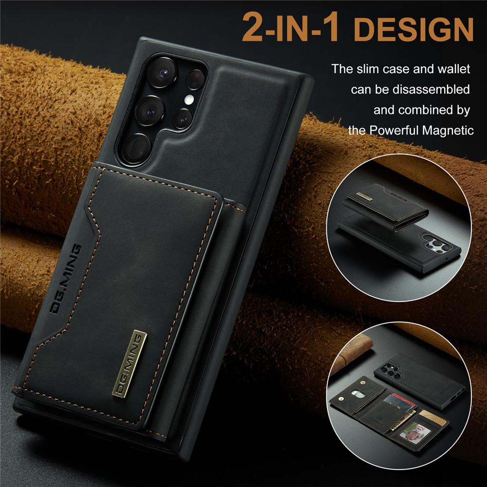 For 2 in 1 Detachable Magnetic Leather Case for Samsung Galaxy S20 S21 S22 S23 S24 Ultra Plus FE Wallet Cover Cards Holder Pocket
