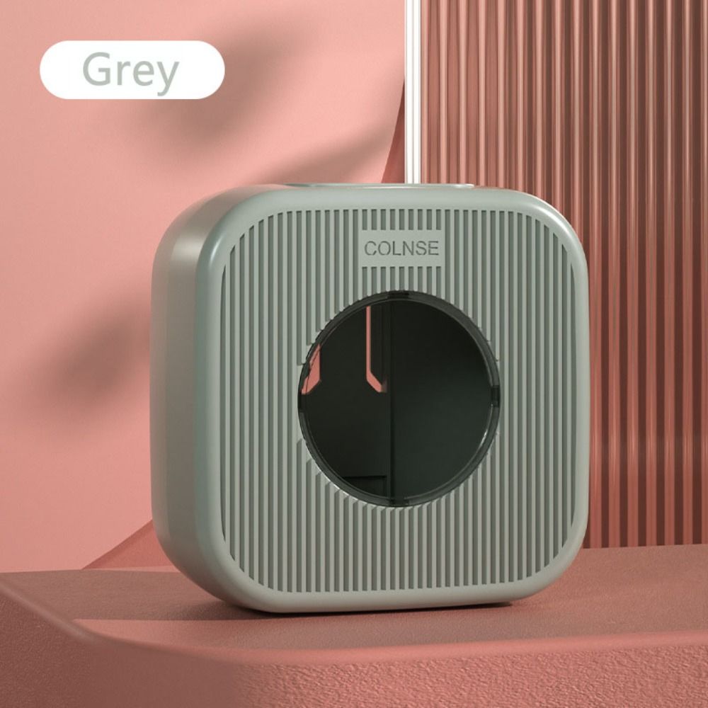 

Хранение свежести Кухонный органайзер Экстрактор пищевой пленки Коробка для хранения пластиковой пленки Настенное хранение серый