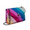 Colorful Pu Rainbow Eagle Head Shoulder Chain Crossbody Bag For Trendy Fashion