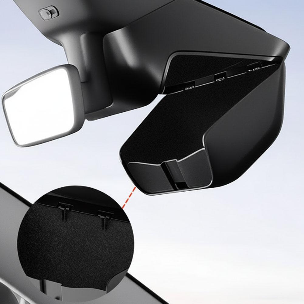 Dla Tesli Model Y Juniper Uchwyt na okulary przeciwsłoneczne do samochodu Etui na okulary samochodowe Organizer do schowka za lusterkiem wstecznym Akcesoria wewnętrzne 2026