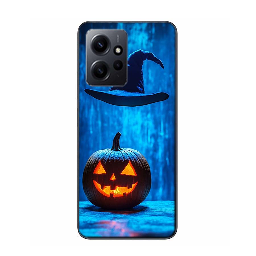 Halloween Wizard Hat Horror Fun Phone Case For Redmi Note 14 15 Pro 5G 13 12 Pro Plus 11 11T 11E 11S 10 Pro 10S 9 9S Cover Cell