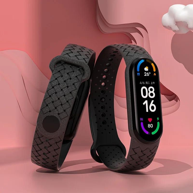 Soft Silicone Bracelet For Xiaomi Mi Band 6 5 Wristband Miband 7 6 Quick Replacement Sport smartwatch Correa mi band 4 6 7 Strap