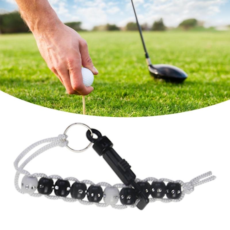 Contador de puntuación de golf, contador de golpes de golf, contador de puntuación de putt con clip para árbitros, caddies y golfistas.
