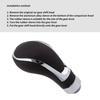 Universally Car Manual Shifter Lever, Aluminum Leather Extension Gear Shifter Lever Shifter Stick for Most Manual Car