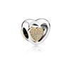 Heart Shaped Pendant Women Jewelry Silver 791806CZ