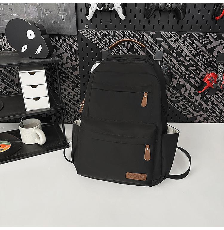 School Bag Retro Fashion Shoulder Bag Leisure Travel Versatile Couple Backpack Girl Student Computer School Bag